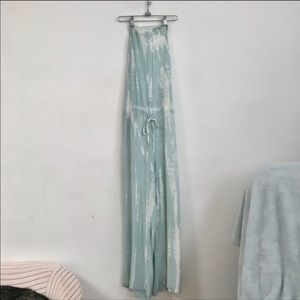 Mahina tie dye halter jumpsuit